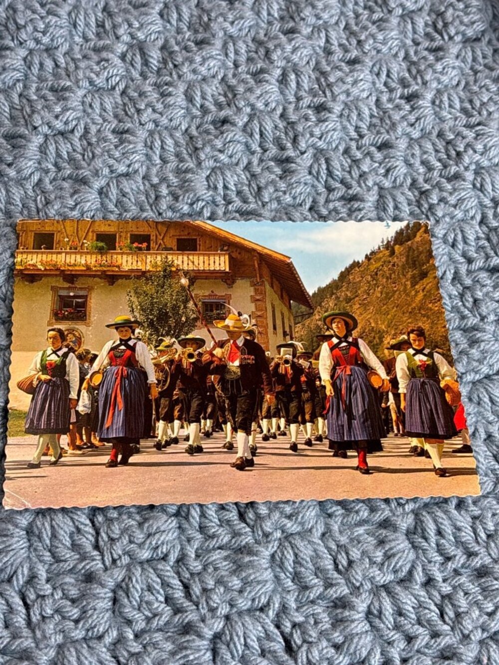 Tirol Traditional Brass Band Postcard